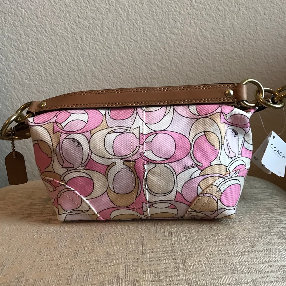 NEW Coach Multi Shoulder Purse w/ Matching Wallet